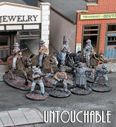 A set of painted tabletop miniat...