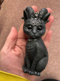 Pawzuph Horned Occult Cat Figurine - Nemesis Now