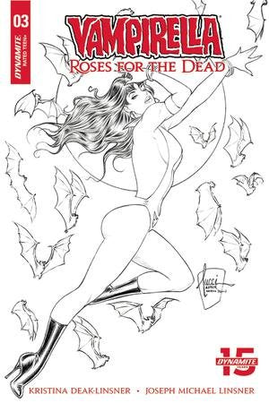 Vampirella Roses For Dead #3 (Of 4) 10 Copy Variant Edition Tucci Black & White (