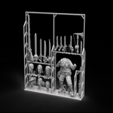 Set of miniature figures and acc...