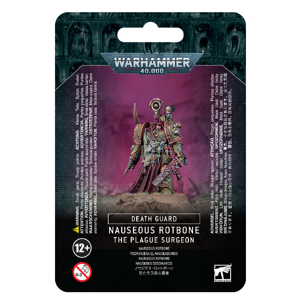 Nauseous Rotbone, the Plague Surgeon - Death Guard (Warhammer 40k)