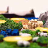 Catan 3d edition - buildings and trees tiles