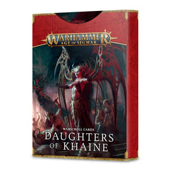 Daughters Of Khaine Warscroll Cards