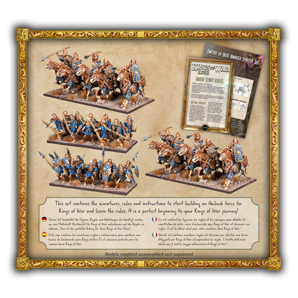Kings of War Empire of Dust Ambush Army box