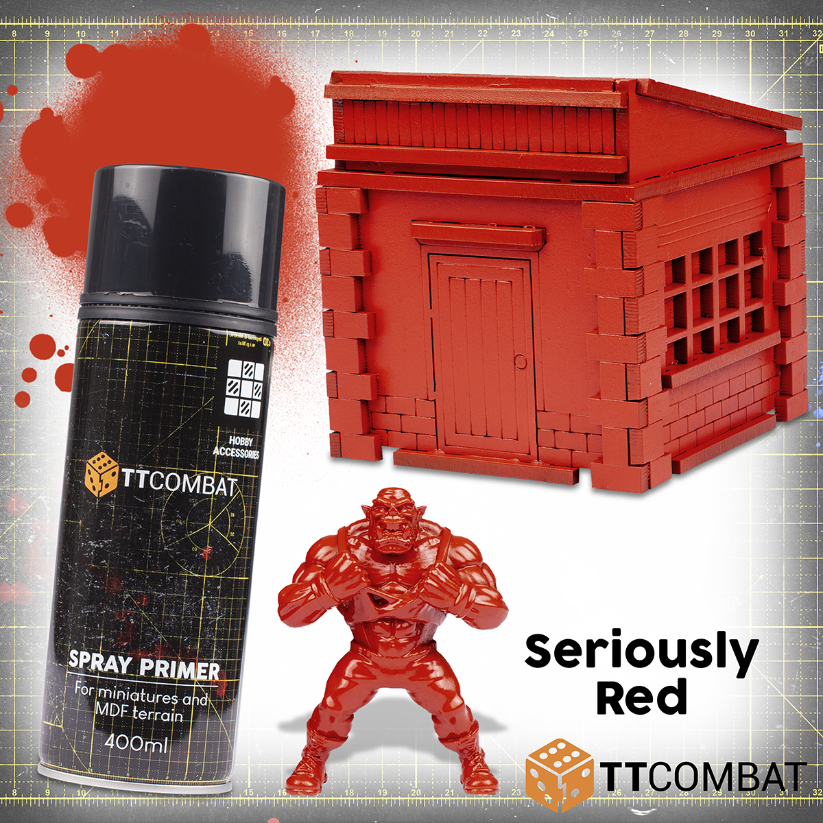 Seriously Red  - TT Combat Spray Primer