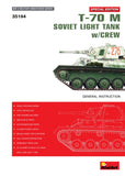 T-70M SOVIET LIGHT TANK w/CREW. SPECIAL EDITION -Miniart 1:35