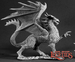 02539: Silver Dragon. Sculpted by Sandra Garrity