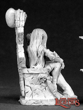 02577 Dark Elf Queen/Throne