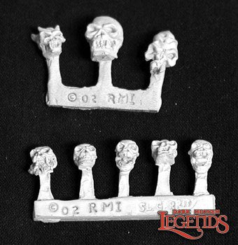 02611: SKULLS (OF 8 RACES)