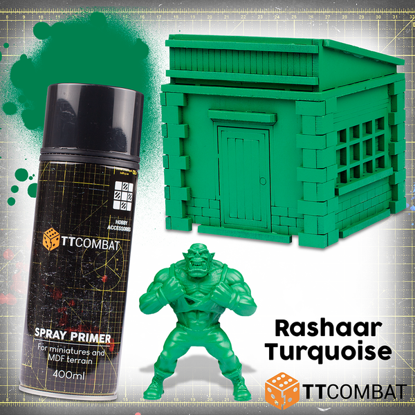 Rashaar Turquoise - TT Combat Spray Primer 