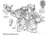02989: Duergar Sergeant and Grunts (3 figures)