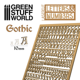 Green stuff world Gothic 10mm Letters and Numbers