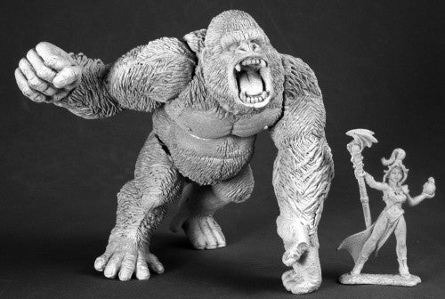 Reaper Dark Haven Legends - 3052 - Kabaka K'Wana Giant Ape Lord: www.mightylancergames.co.uk 