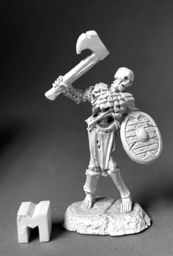 03901: Bog Skeleton (Axe & Shield) by Julie Guthrie
