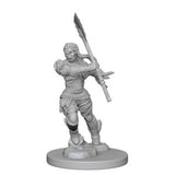 Wizkids Pathfinder Deep Cuts Miniatures: Half-Orc Female Barbarian : 72614