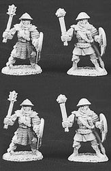 06002: Men At Arms Of Breonne (pack of 4 miniatures)