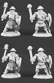 06002: Men At Arms Of Breonne (pack of 4 miniatures)