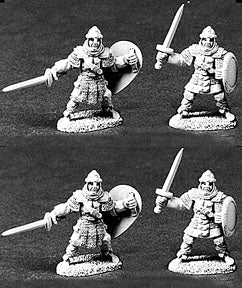 06023: Anhurian Swordsmen (4 miniatures) sculpted by Jim Johnson