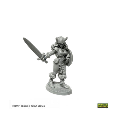 07025 Jana Frostwind, Barbarian Bones USA Plastic Mini
