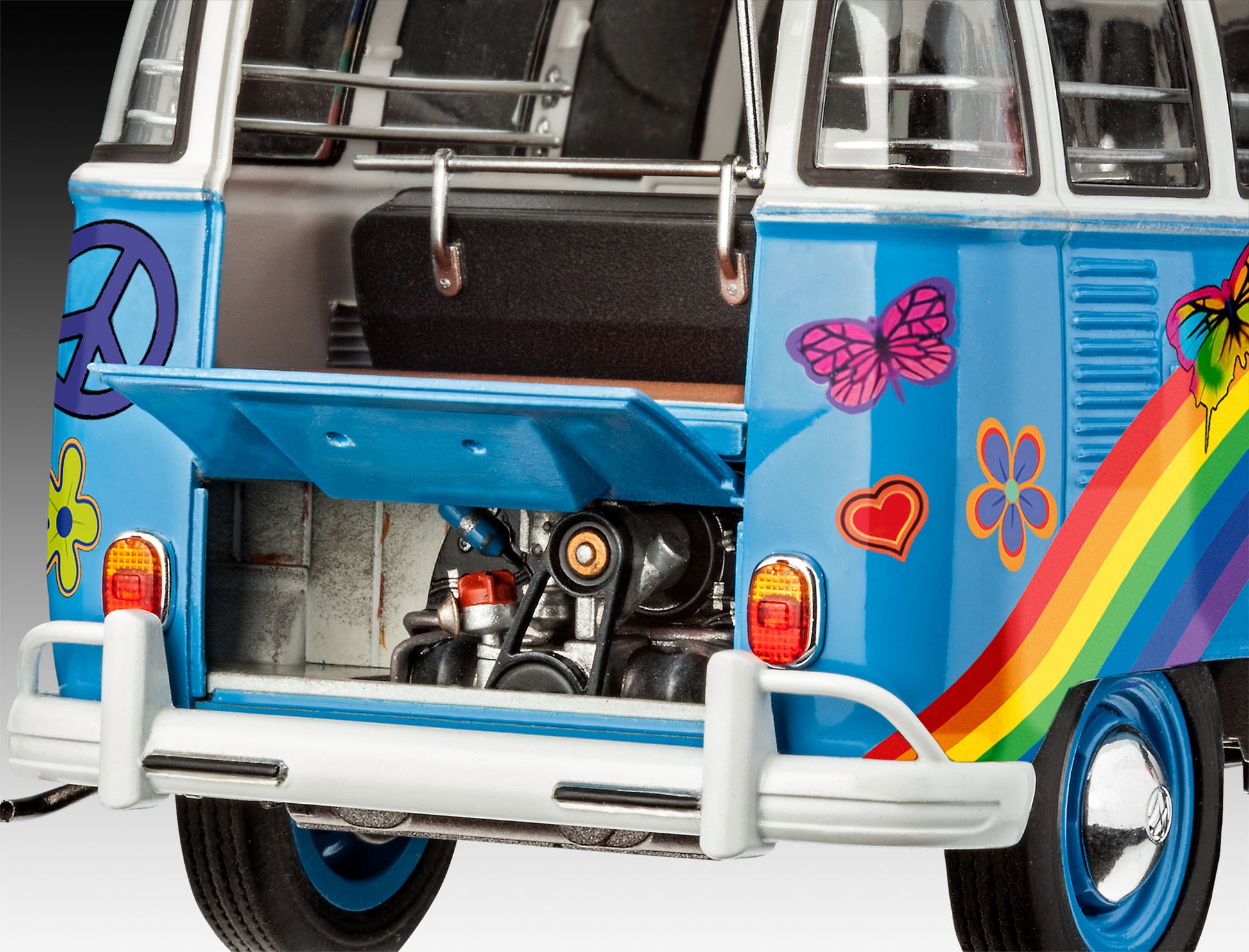 Revell - VW T1 Samba Flower Power - 1:24