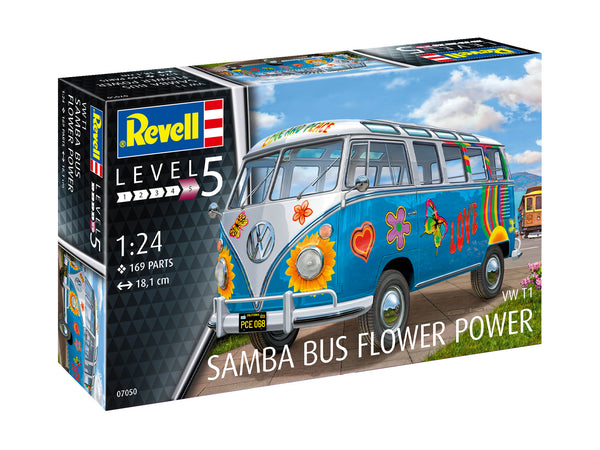Revell - VW T1 Samba Flower Power - 1:24