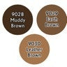Reaper: Master Series Paints - 09710: Warm Deep Browns Triad