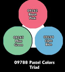 Reaper: Master Series Paints - 09788: Pastel Colors Triad