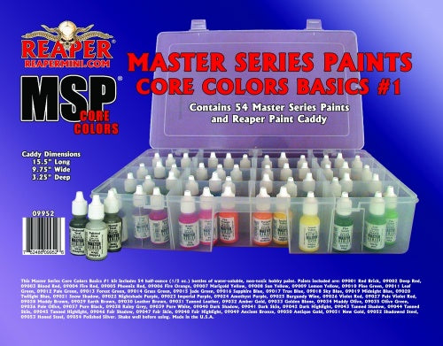 09952: Master Series Paints Core Colors Basics Paint Set #1