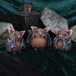 Three Wise Bats - ornament