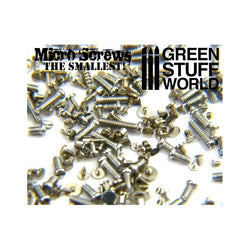 Micro Screws - 0.1mm to 1.2mm -9160- Green Stuff World