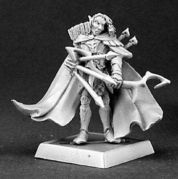 14334: Eawod Silverrain, Elf Warlord sculpted by Bobby Jackson: www.mightylancergames.co.uk