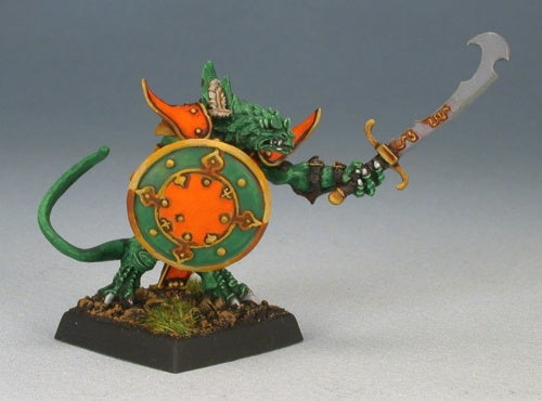 14343: Sunan, Reptus Warrior sculpted by Chaz Elliott, painted by Anne Foerster