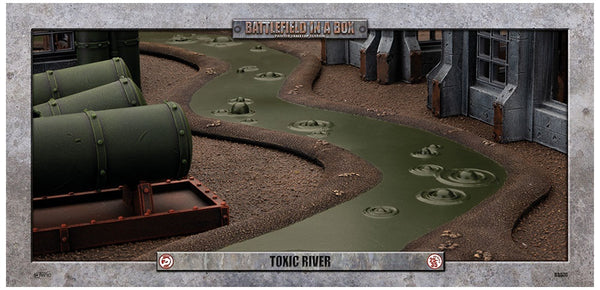 Battlefield in a Box: Toxic River (6ft): 30mm (BB576) Mighty Lancer Games