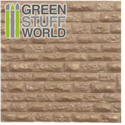 ABS Plasticard Rough Rock Wall Textured Sheet by Green Stuff World 
