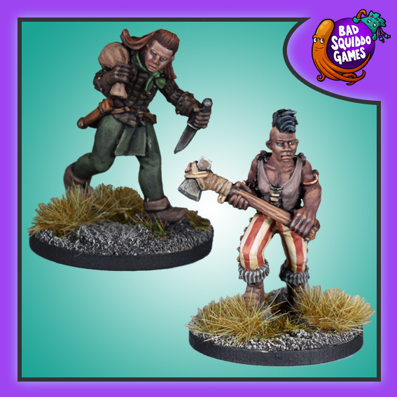 Female Barbarian & Thief by Bad Squiddo Games 