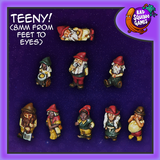 Gnomes by Bad Squiddo Games contains 9 tiny resin gnomes