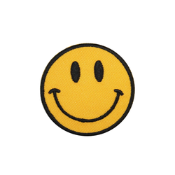 Smiley Iron On Patch