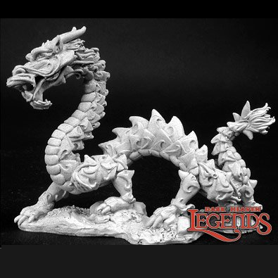 Reaper Miniatures dark heaven legends metal miniature 02794 Oriental Dragon sculpted by Gael Goumon,