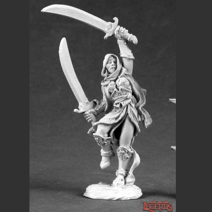 Reaper Miniatures 03515 Mi-Sher, Dervish Warrior sculpted by Julie Guthrie for the dark heaven legends metal miniatures range