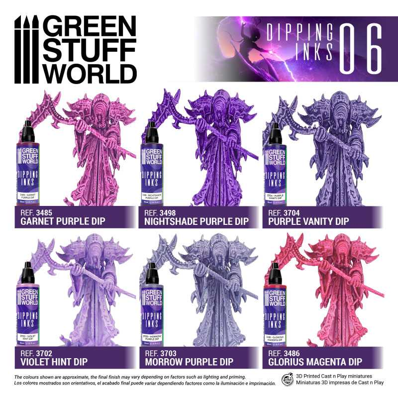 Dipping Inks Set 06 Purple/Violet - Green Stuff World
