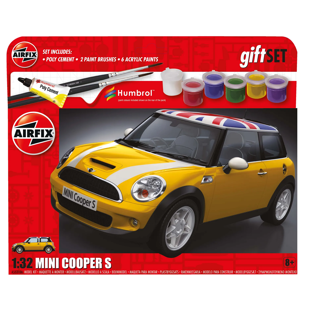 MINI Cooper S - Large Starter Set 1:32 (Airfix A55310a)