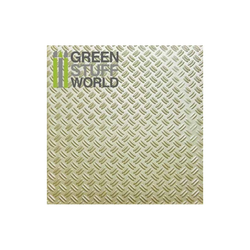 ABS Plasticard Double Diamond Textured Sheet- Green Stuff World
