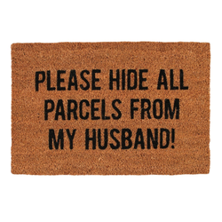 Please Hide All Parcels Doormat