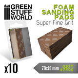 Super fine grit foam sanding pads by Green Stuff World,