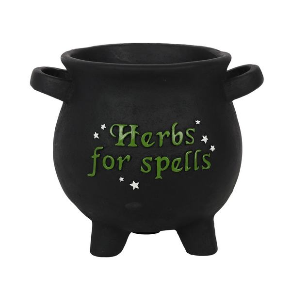 Herbs For Spells Cauldron Plant Pot - Large