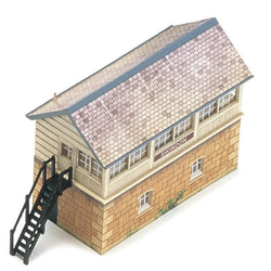 Signal Box by Hornby for your scale model railway. A miniature signal box with stone effect markings 