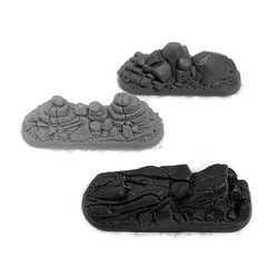 A set of three rock outcrops by Legend Games