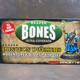Dungeon Dwellers Adventure Colours Paint Set -09913 - Fast Palette - Reaper Boxed Paint Set