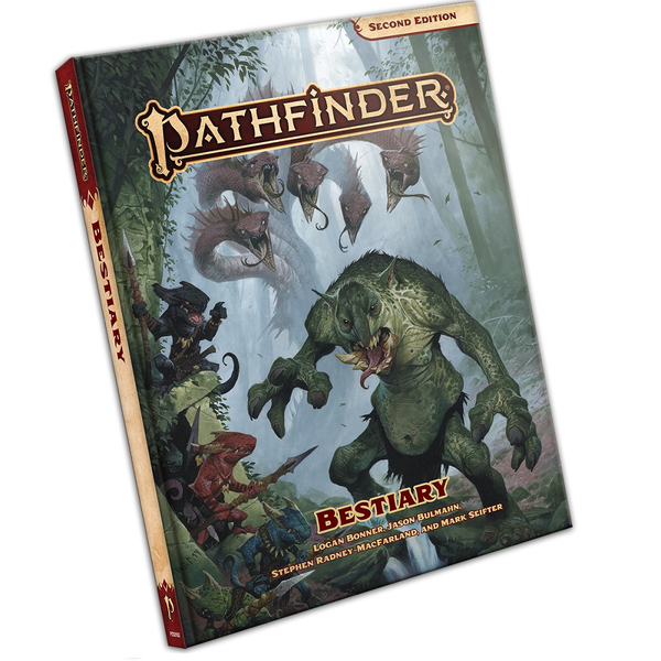 Pathfinder Bestiary Second Edition cover art