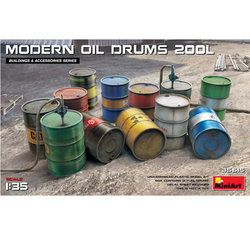 MODERN OIL DRUMS 200L - 1:35- MiniArt - 35615